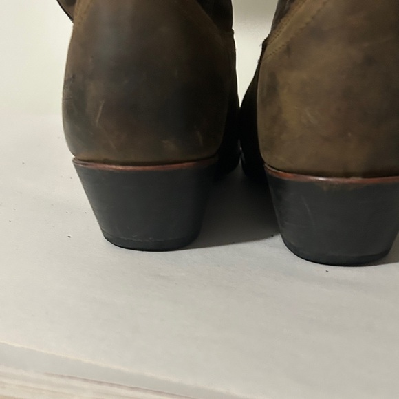 Laredo men’s Tan Western Boots with Stitching size 9 - Picture 4 of 9